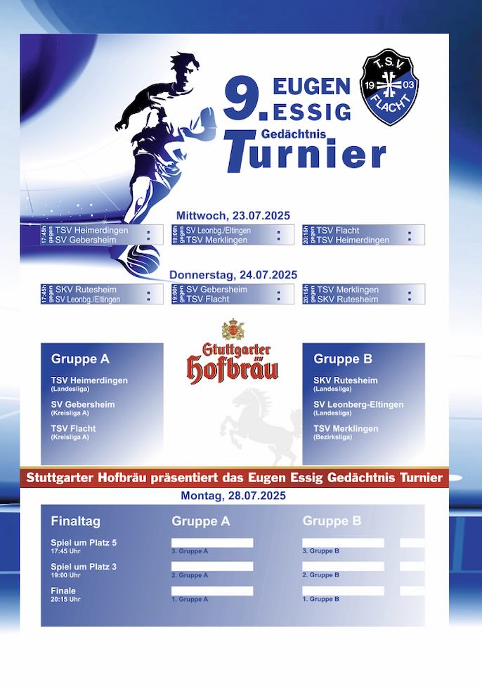 9. Eugen-Essig-Gedächtnisturnier 2025